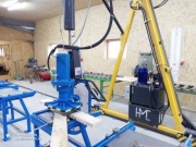 Prasa do wiązarów dachowych płytek kolczastych(Mitek, Randek, Ristek, Bpro)