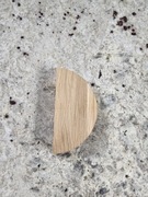 Uchwyt dębowy półokrągły