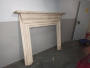 Angielska Obudowa Kominka XIX wiek -Duża Oryginalna