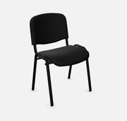 Krzesło konferencyjne ISO Black Czarne kpl.4 sztuki