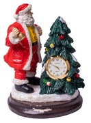 POZYTYWKA ZEGAR FIGURKA ŚWIĘTY MIKOŁAJ CHOINKA