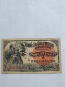 Banknot Columbian Exposition 1983 r Indianin