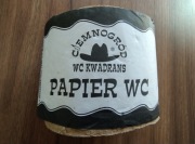 Kolekcjonerski papier toaletowy WC KWADRANS Wojciech Cejrowski z 96r UNIKAT