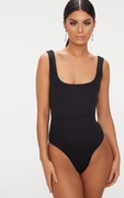 Czarne Body Prettylittlething XS Stringi