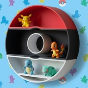 Półka wisząca Pokeball POKEMON szafka na figurki Prezent dla chłopca