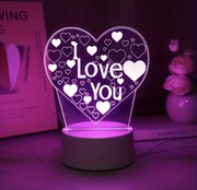 Lampka LED WALENTYNKI