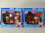 2 nowe zestawy świąteczne  Littlest Pet Shop unikaty figurki i akcesoria 