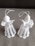 ANIOŁKI SZYDEŁKOWE RĘCZNIE ROBIONE 2 szt (11)