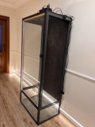 Terrarium dla kameleona agamy błotnistej felsumy i innych 