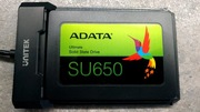 ADATA 1TB SSD Ultimate SU650 + Unitek Y-3036 Obudowa USB 3.1