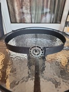 Czarny męski skórzany pasek Battlestar Galactica BSG 75