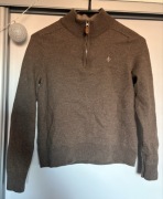 Sweter MORRIS 100% wełna merino M półgolf na zamek