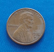 Moneta obiegowa USA 1 cent 1976r D