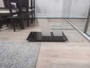 Ława że szkła , o wymiarach 110/60/42