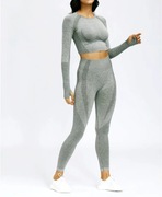 legginsy push up + top  joga siłownia z USA jakość