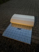 QIK Styropian do podłogówki 3 cm/5m - 5 m2 z folią aluminiową w kratkę