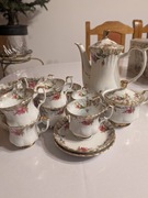 Serwis kawowy espresso Chodzież róże 