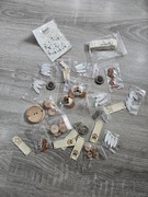 Guziki, naszywki, akcesoria handmade wyprzedaż 