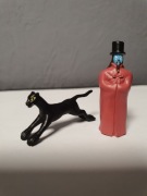 Muminki figurki zestaw Czarnoksiężnik i Czarna Pantera