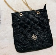 Torba czarna z połyskiem