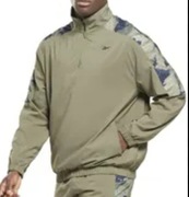 Kurtka Reebok HS 7741TRAIN CAMO 1/4 ZIP Recykling Zielona M 