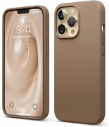 Etui z płynnego silikonu premium iPhone 13 Pro 6,1 Cale (Brązowy)
