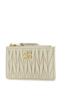 Portfel damski mały biały Miu Miu