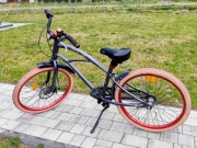 Fajny, orginalny rower, rama 14, koła 24, dla dziecka 8-10 lat