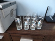 Szklanki z PEPSI z piłkarzami 6 szt. 