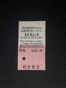 Magnes Bilet Landeck i. Schl. (Lądek Zdrój) - Berlin