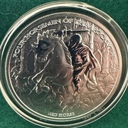 Srebrna moneta 1 oz, Red Horse, 2024