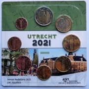 HOLANDIA 2021 ZESTAW 1 CENT - 2 EURO  UNC !!!!!!!!