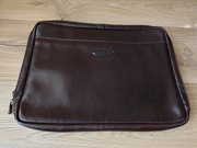 Skórzana elegancka torba na laptopa marki Maxwell Scott - nowa
