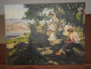 DUŻY MALOWANY OBRAZ OLEJNY-SIEMIRADZKI