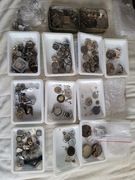 Skrzynka nr 2: Części do zabytkowych zegarków mechanicznych i kieszonkowych