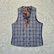 Kamizelka garniturowa S w kratke Nowa Harry Brown