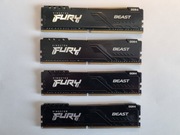 Pamięć Kingston Fury Beast, DDR4, 64 GB, 3200MHz, CL16 (KF432C16BBK4/64)