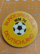 WM 74 Mistrzostwa Świata Bundesrepublik deutscland odznaka 