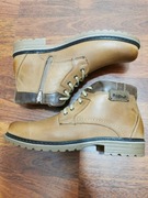 Zimowe Skórzane Trapery Męskie Lekkie Wygodne Ciepłe J 35