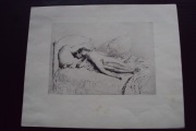 Mihaly Zichy (1827-1906) erotyczna grafika z cyklu Erato