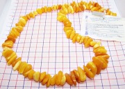 Sprzedam bursztyn bałtycki duże korale Vintage biżuteria