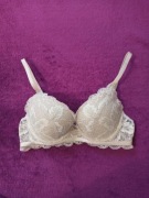 Koronkowy beżowy biustonosz/stanik Esotiq 65C