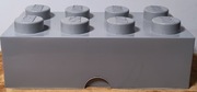LEGO 40041740 Pojemnik Na Klocki 2x8 Szary