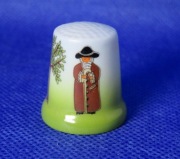 Naparstek Kolekcjonerski Porcelanowy Porzellan Bavaria - Baca i owce 