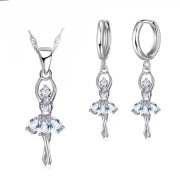 Komplet biżuterii damskej srebro 925