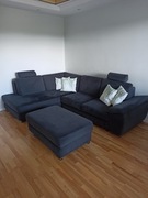 Narożnik z funkcją spania z pojemnikiem na pościel