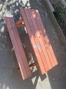 Stolik dla dzieci drewniany do ogrodu