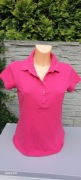 Tshirt damski polo koralowy M