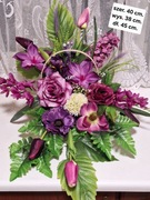 Stroik/ wiązanka na cmentarz,  wiosenna koszyczek