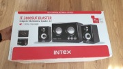 2 glosniki, wzmacznicz, subwoofer INTEX IT-3000SUF